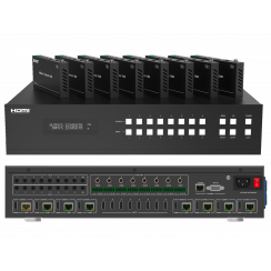 MAT.HDMP88-4K V2 Matrice HDBaseT 8X8 - 4K@60Hz 4:4:4