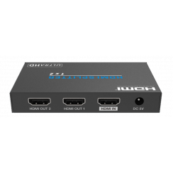 Distributeur HDMI 1x2, 4K×2K@60Hz 4:4:4, HDMI2.0,HDCP2.2, 18Gbps, HDR, EDID